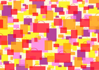 Color background – shopping.