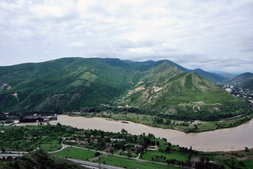 Вид с горы Джвари