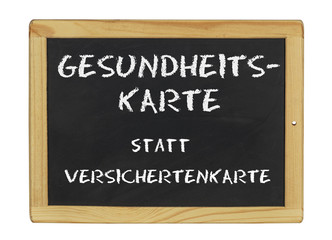 Gesundheitskarte statt Versichertenkarte