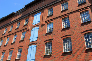 Fassade historisches Mühlengebäude Winsen/Luhe (Niedersachsen)