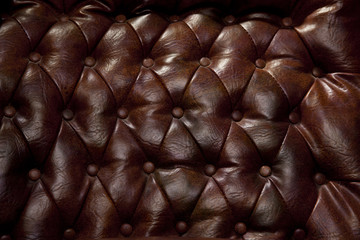 Vintage Leather Counch Background