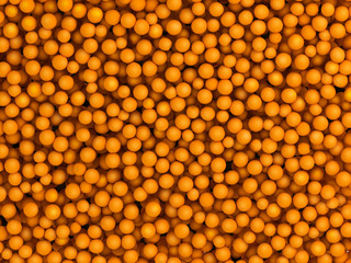 Orange mass pile background