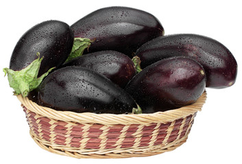 Melanzane nel cestino