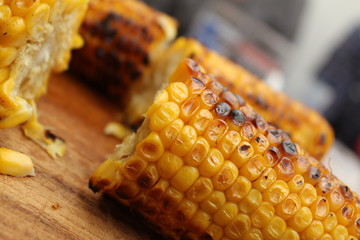 grilled corncob