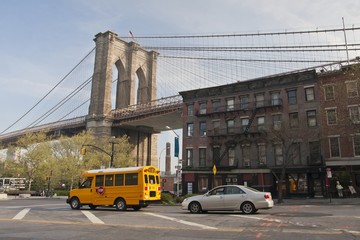 Fototapeta premium New York - Brooklyn Bridge