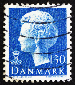 Postage stamp Denmark 1975 Margrethe, Queen of Denmark