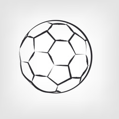 Obraz premium Fußball Skizze