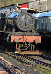 Naklejka premium steam engine