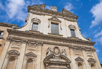 Fototapeta premium Church of the Jesus. Lecce. Puglia. Italy.