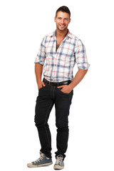 Fototapeta premium fashion man in studio