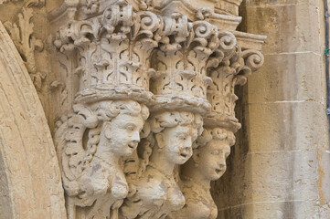 Grassi palace. Lecce. Puglia. Italy.