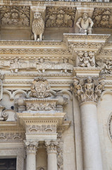 Santa Croce Basilica. Lecce. Puglia. Italy.