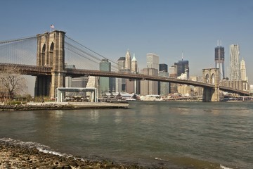 Obraz premium New York - Brooklyn Bridge