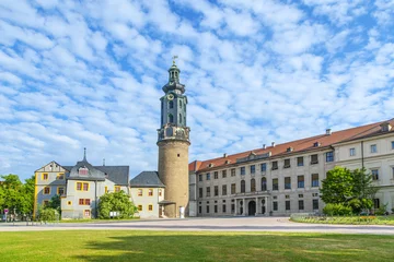 Foto auf Glas Stadtschloss von Weimar in Deutschland © travelview