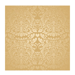 seamless brown batik wallpaper