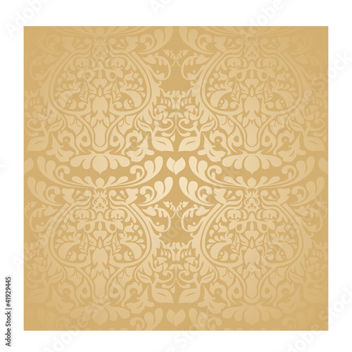 “seamless brown batik wallpaper” Stock image and royalty-free vector