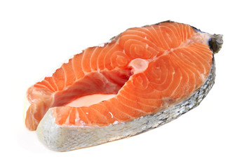 fresh salmon fillet