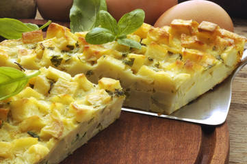 Frittata di patate Tortilla de patatas 马铃薯煎蛋