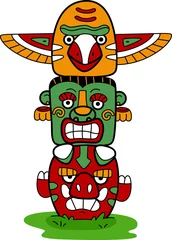 Photo sur Plexiglas Indiens Totem