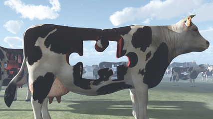 Cow Puzzle