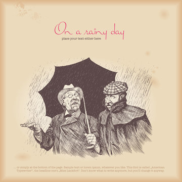 on a rainy day