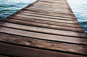 Boardwalk on beach