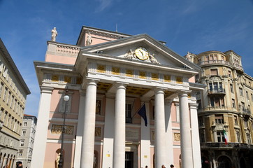 Fototapeta premium Trieste, Piazza Borsa