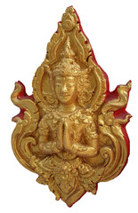 Fototapeta na wymiar dhewa on thai temple