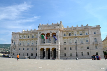 Obraz premium Trieste, Piazza Unità D'Italia