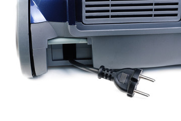 vacuum cleaner  backside isolated on white