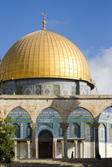 Fototapeta na wymiar Meczet Al Aksa bliska, Jerozolima
