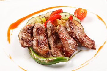 lamb with vegetables