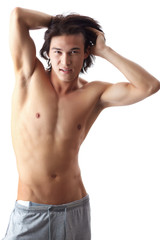 Fototapeta premium Shirtless man