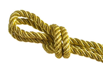 Gold rope knot