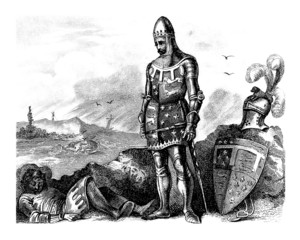 Knight : the Black Prince - 14th century © Erica Guilane-Nachez