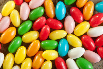 Fototapeta na wymiar Color candy beans background