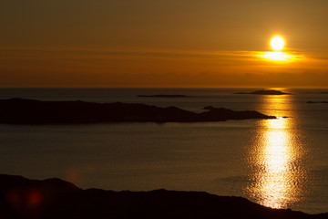 Obraz premium Late Afternoon Swedish Sunset