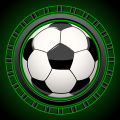 Naklejka premium ball button