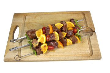 brochette de canard