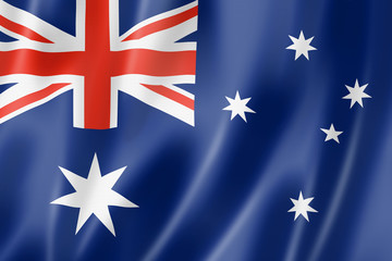 Australian flag - obrazy, fototapety, plakaty