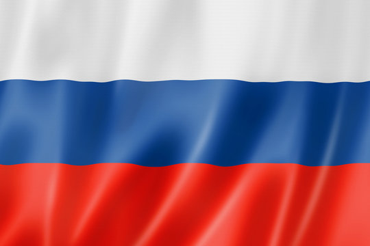 Flag Of Russia Stock Photo - Download Image Now - Russian Flag