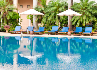 Beautiful swimming pool.