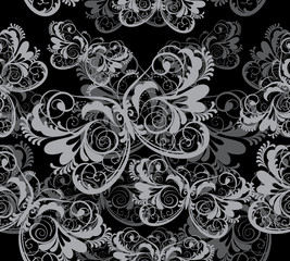 seamless background with butterflies