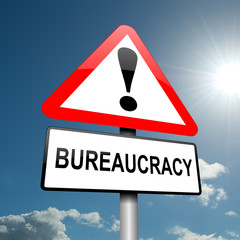 Bureaucracy concept.