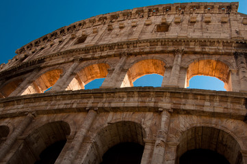 Obraz premium Ancient roman amphitheater Colloseum, Rome