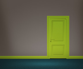 Retro Door in the Wall