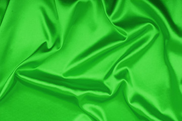 Smooth elegant green silk background, can use as background