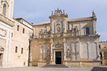 Cathedral of Lecce. Puglia. Italy.