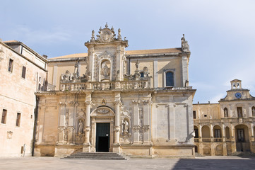 Fototapeta na wymiar Cathedral of Lecce. Puglia. Italy.