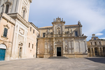 Cathedral of Lecce. Puglia. Italy.